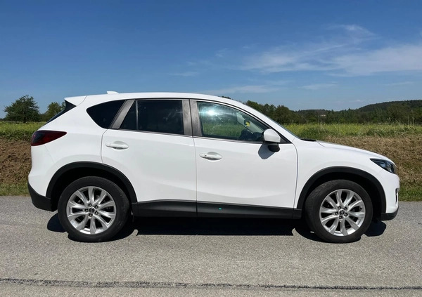 Mazda CX-5 cena 39999 przebieg: 155000, rok produkcji 2014 z Biała małe 742
